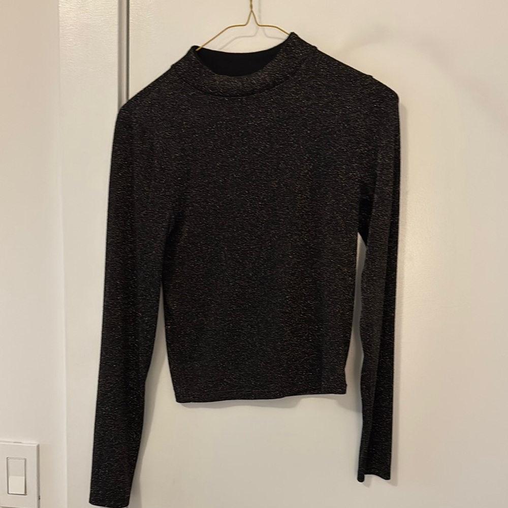 Elegant Black Long Sleeve Top